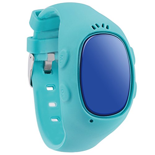 Pingonaut Kidswatch Tiger – Kinder GPS Telefon-Uhr, SOS Smartwatch mit Ortung & Phone, App für iPhone & Android, Blau