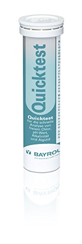 BAYROL 50x Pool Teststreifen pH Wert / Chlor / Alkalinität / Algizid