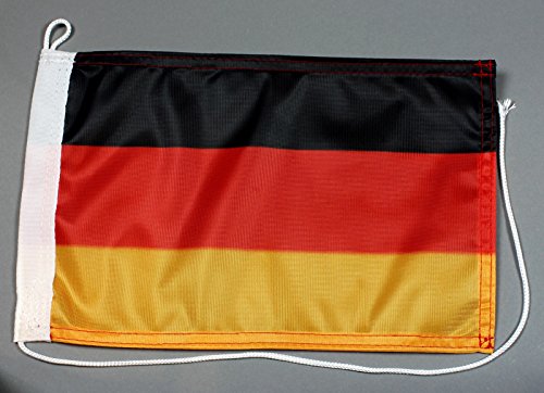 Bootsflagge Deutschland 20 x 30 cm in Profiqualität Flagge Motorradflagge