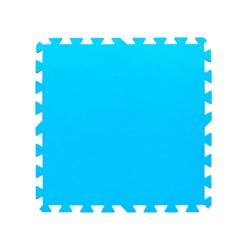 Bestway Pool Bodenschutzfliesen-Set 8 Stück, 50x50x0,4cm, blau