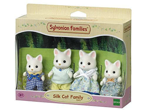 Sylvanian Families 3143 - Seidenkatzen Familie Seidenthal, Puppenfamilie