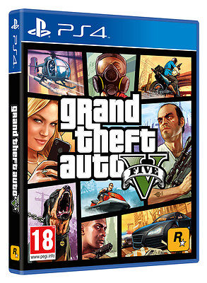 GRAND THEFT AUTO V (GTA V) PS4 GAME BRAND NEW SEALED OFFICIAL PAL