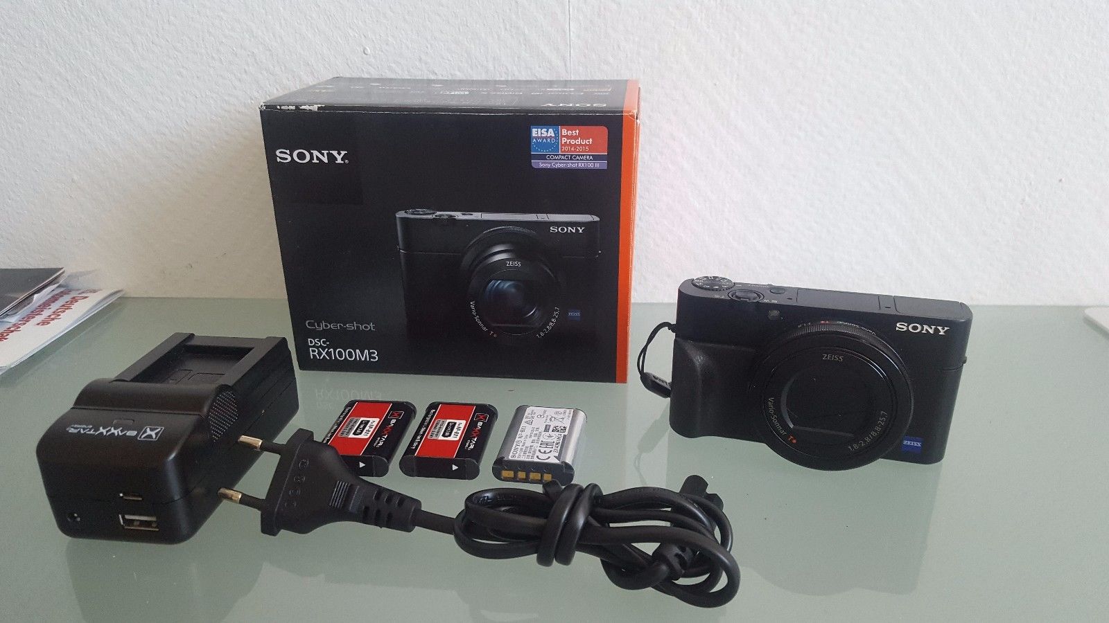 Sony DSC RX 100 III Digitalkamera OVP Top 20.1 MP Exmor R Sensor Full HD