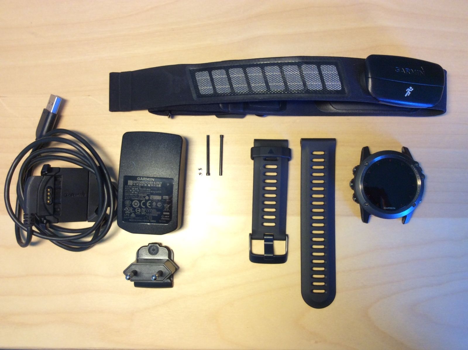 Garmin fenix 3, GPS-Multisportuhr, Performer Bundle mit Brustgurt