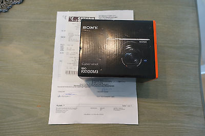 Sony DSC-RX 100 M III (M3) Digitalkamera Schwarz NEU OVP/ungeöffnet mit Rechnung