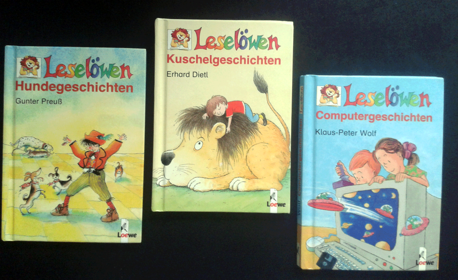 3 Leselöwen Erstleser Kinder Geschichtenbücher Paket 