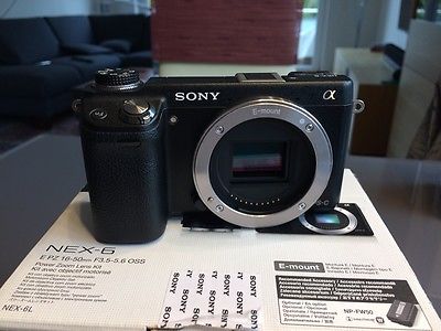 Sony NEX-6 16MP APS-C Digitalkamera ***NUR GEHÄUSE - OVP***