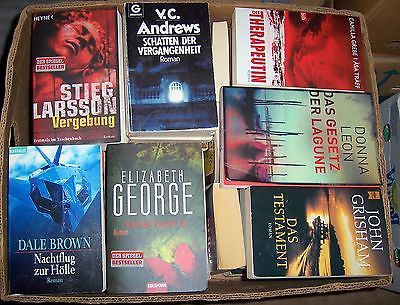 Krimi Thriller - 52 Bücher - Buchpaket Bücherpaket Buchsammlung 