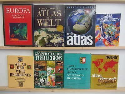 16 Bücher Atlas Atlanten Fachatlas Fachatlanten