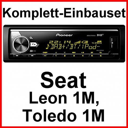 Komplett-Set Seat Leon 1M Toledo 1M Pioneer MVH-X580DAB Autoradio USB Bluetooth