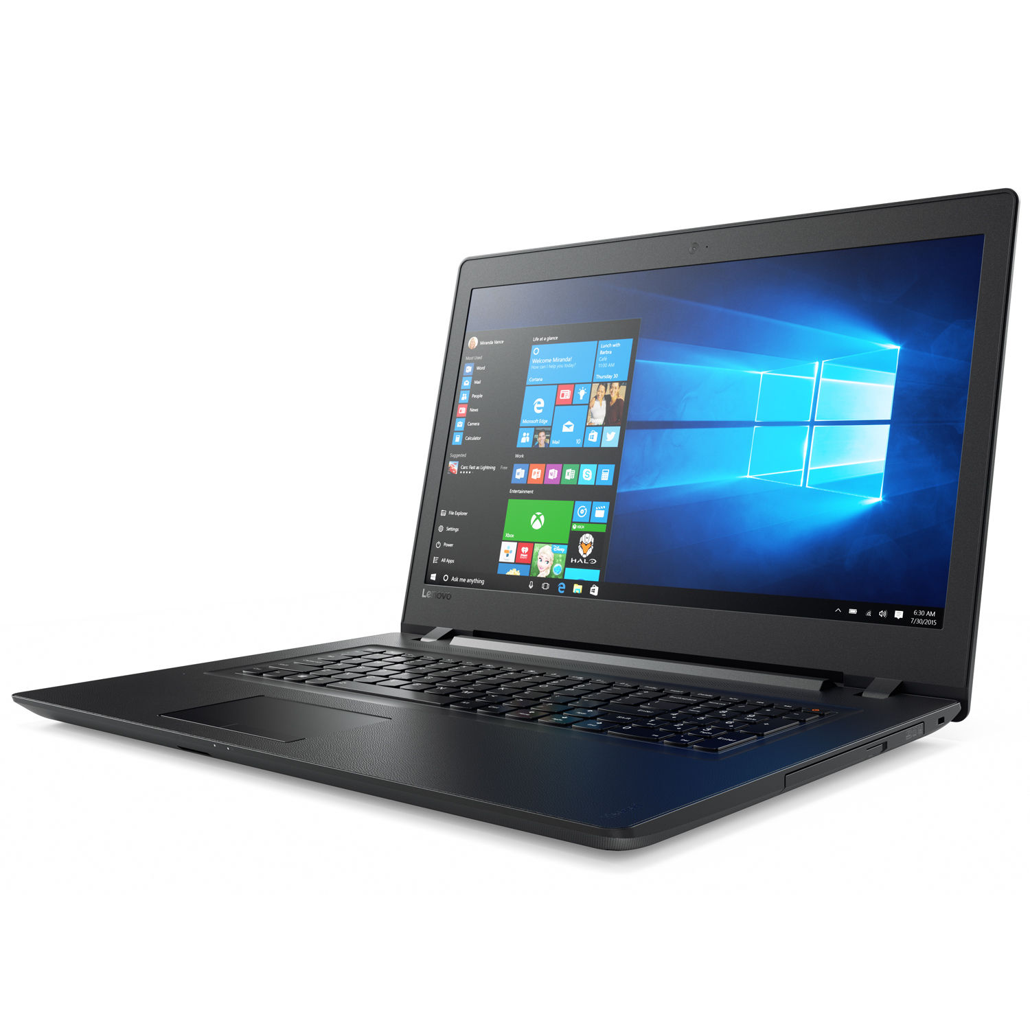 Lenovo Notebook 15,6 Zoll - Quad Core 4 x 1,80 - 1000 GB - HDMI - Windows 10 Pro