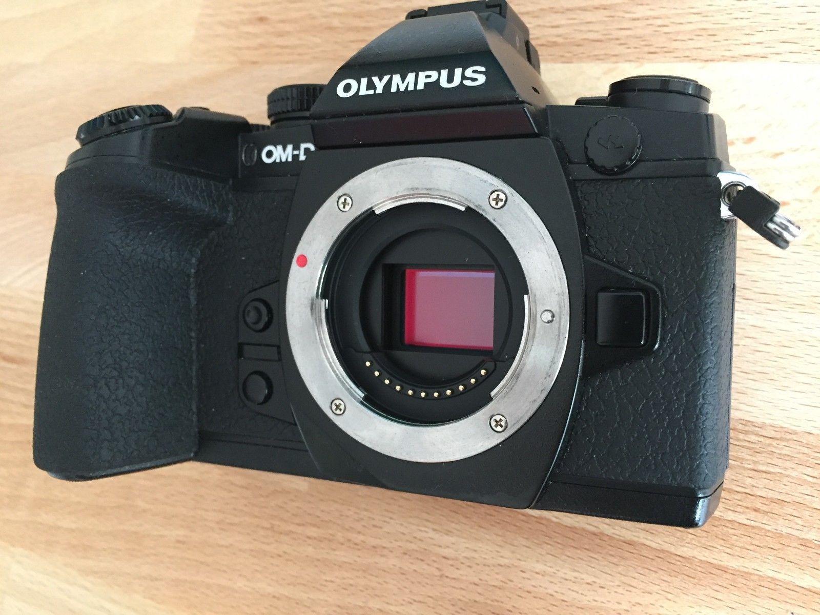 Super erhaltene Olympus OM-D E-M1 16.0MP Digitalkamera - Schwarz (Nur Gehäuse)