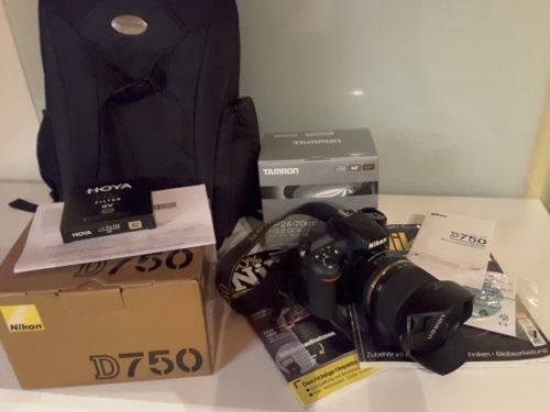 Nikon D D750 24.3 MP SLR-Digitalkamera mit Tamron 24 - 70 2.8 und vielem mehr