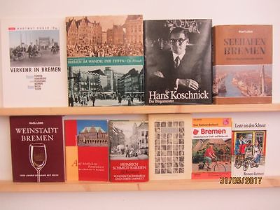 51 Bücher Bildbände Bremen Bremensien bremer Geschichte Reiseführer