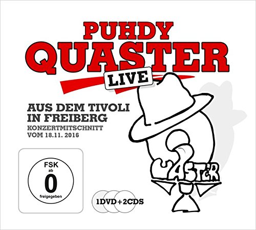 Puhdy Quaster live aus dem Tivoli in Freiberg. 2CD + DVD: Quaster Puhdys Konzertmitschnitt vom 18.11.16