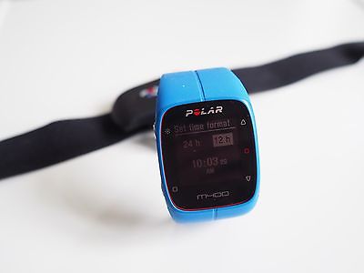 Polar M400 GPS Sportuhr Running Multisport Blau