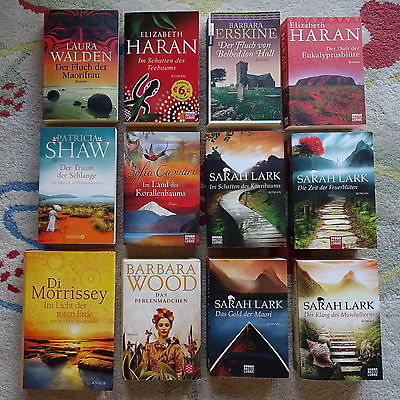 Bücherpaket 12 super Frauenromane: Haran Lark Shaw Morrissey Caspari Walden Wood