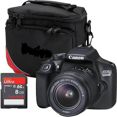 Canon EOS 1300D - EF-S 18-55mm DCIII Spiegelreflexkamera  Paket 8