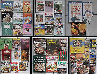 Büchersammlung 48 Stck. Kochbücher kochen Diät Zacherl international Paket Konvo