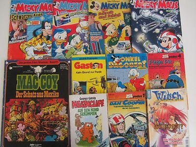 180 Comic Micky Maus Gaston Onkel Dagobert Dan Cooper u.a.