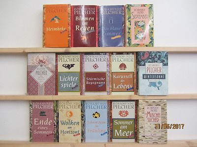 Rosamunde Pilcher 14 Bücher Romane romantische Romane Liebesromane
