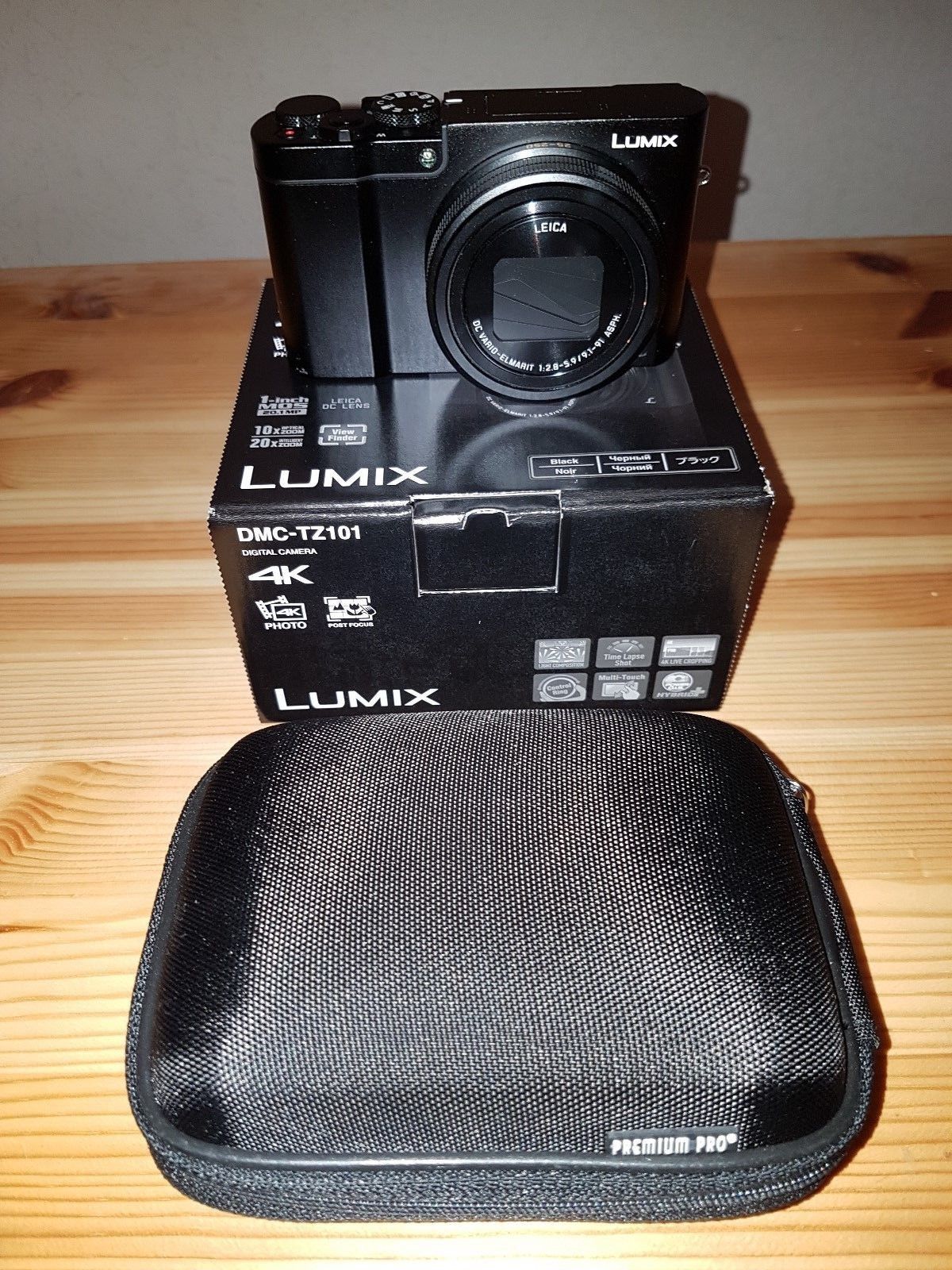 Panasonic LUMIX DMC-TZ101 Digitalkamera 10x Zoom, 1''-Sensor, LEICA Objektiv, 4K