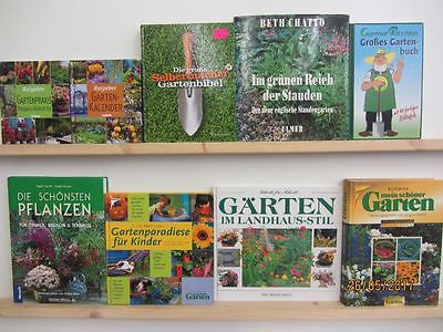 28 Bücher Garten gärtnern Gartengestaltung Gartenpflege Gartenkunst