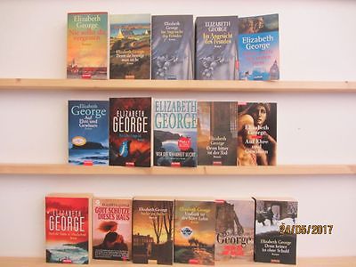 Elizabeth George 16 Bücher Romane Krimi Krimianlromane Thriller Psychothriller