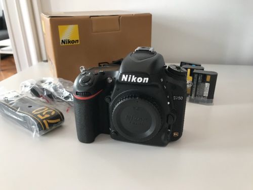 Nikon D 750 D750 24.3 MP SLR-Digitalkamera - Schwarz (Nur Gehäuse) Body