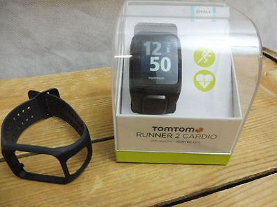 TomTom Runner 2 Cardio Fahrrad/Laufen/Schwimmen GPS-Uhr – Farbe Anthrazit