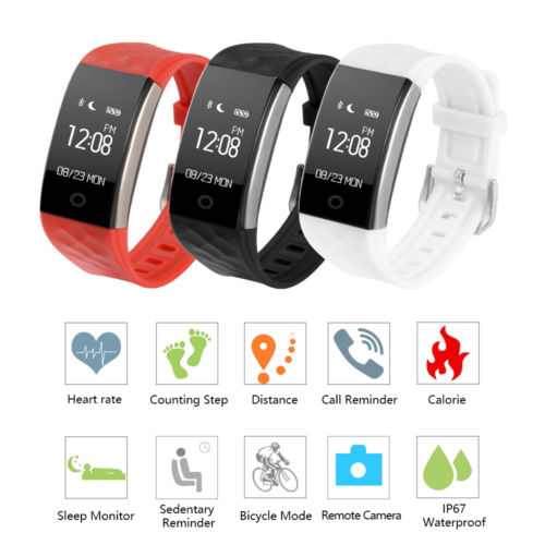 Wasserdicht Smart Armband Uhr Pulsuhr Schlafanalyse Fitness Tracker Sports AC723