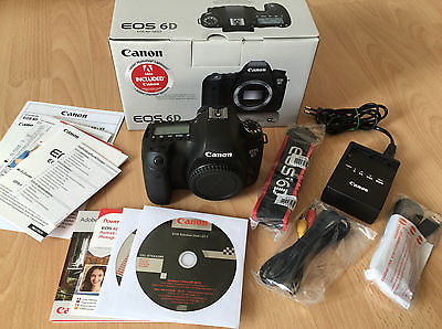 Canon EOS 6D SLR-Digitalkamera - Neuwertig -  20,2 MP Vollformat + WLAN + GPS 