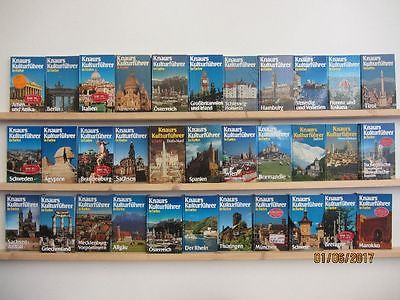 32 Bücher Knaurs Kulturführer in Farbe nationale und internationale Reiseführer 