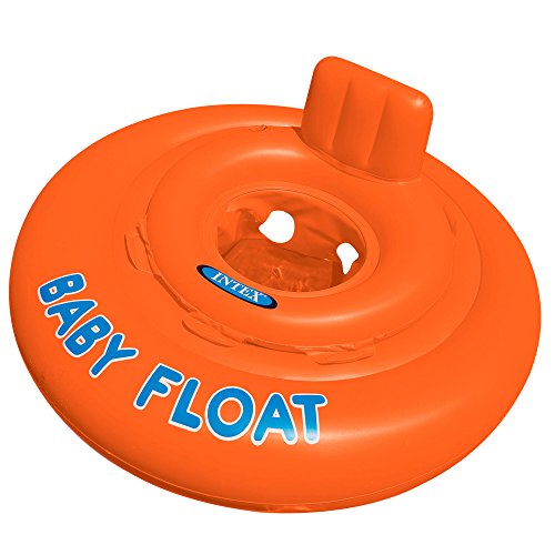 Intex Schwimmhilfe Baby Float Sitzring, Orange, Ø 76 cm