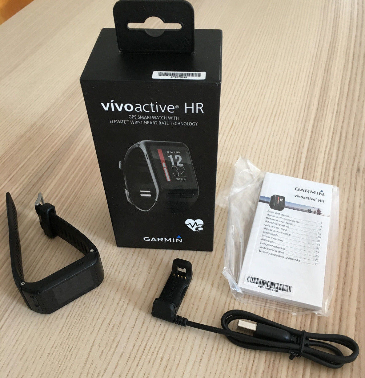 +++ Garmin Vivoactive HR - GPS Smartwatch mit Herzfrequenzmesser +++