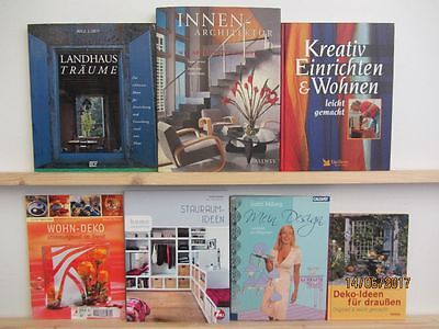 22 Bücher Bildbände Schönes Wohnen Einrichten Innenarchitektur Landhausstil