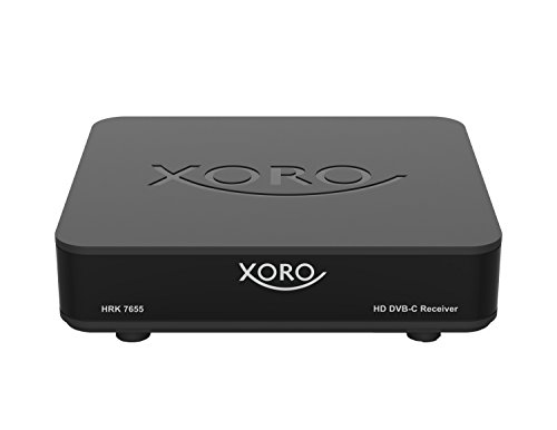 Xoro HRK 7655 HD Receiver für digitales Kabelfernsehen (DVB-C, HDMI, USB 2.0, LAN) schwarz