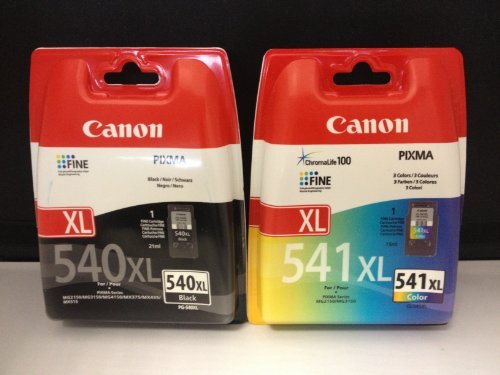 2 Original XL Drucker Patronen für Canon Pixma MG4140 MG4250 MG4150 (XL Black/XL Color) Tintenpatronen