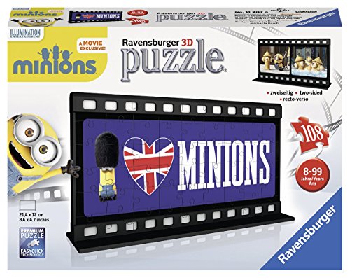 Ravensburger 3D-Puzzle 11207 - Filmstreifen Minion, British, bunt