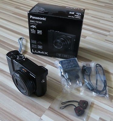 Panasonic Lumix DMC-TZ101 EGK Travelzoomkamera schwarz