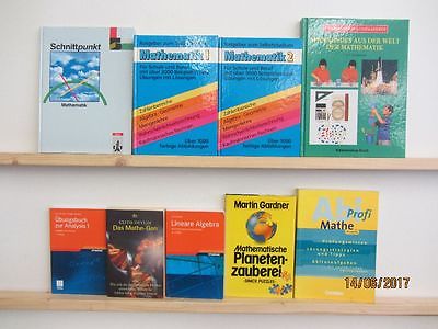 41 Bücher Mathe Methematik Rechnen Schulbücher Algabra  u.a. 