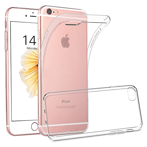 iPhone 6S 6 Hülle, FayTun iPhone 6 6S Schutzhülle Case Silikon- Crystal Clear Ultra Dünn Durchsichtige Backcover Handyhülle TPU Case für iPhone 6/6S (Transparent)