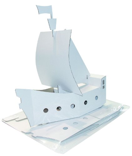 Joypac 39101 - Bastelkarton Piratenschiff, 48 x 18 x 50 cm
