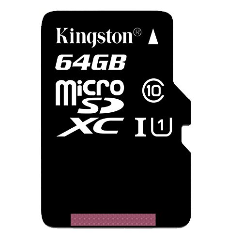 Kingston SDC10G2/64GB microSD Klasse 10 bis zu 45MB/s Speicherkarte [mit SD-Adapter]
