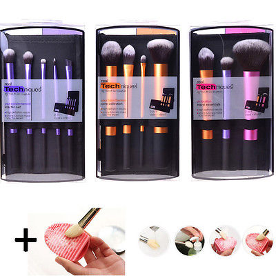 3Set Real Techniques Core Collection Travel Starter Set Make-up Brush Pinsel Set
