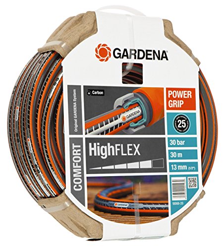 Gardena 18066-20 Schlauch Comfort HighFLEX, Mit Power Grip Profil und Hochwertiges Spiralgewebe (Schlauchlänge: 30m, Schlauchdurchmesser: 13mm, Berstdruck: 30 bar, ohne Schlauchstück)