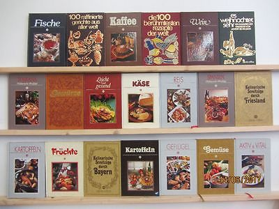 20 Bücher Kochbücher Sigloch Edition nationale und internationale Küche