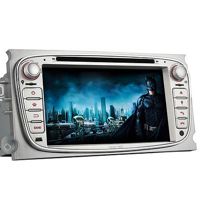 2 Din 7 Zoll Autoradio GPS Navigation DVD USB für Ford Mondeo Focus S-Max Galaxy