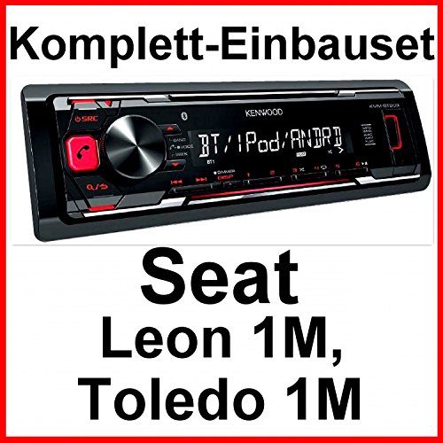 Komplett-Set Seat Leon 1M Toledo 1M KMM-BT203 USB Autoradio AUX MP3 Bluetooth