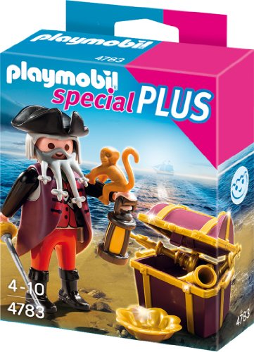 PLAYMOBIL 4783 - Pirat mit Schatztruhe